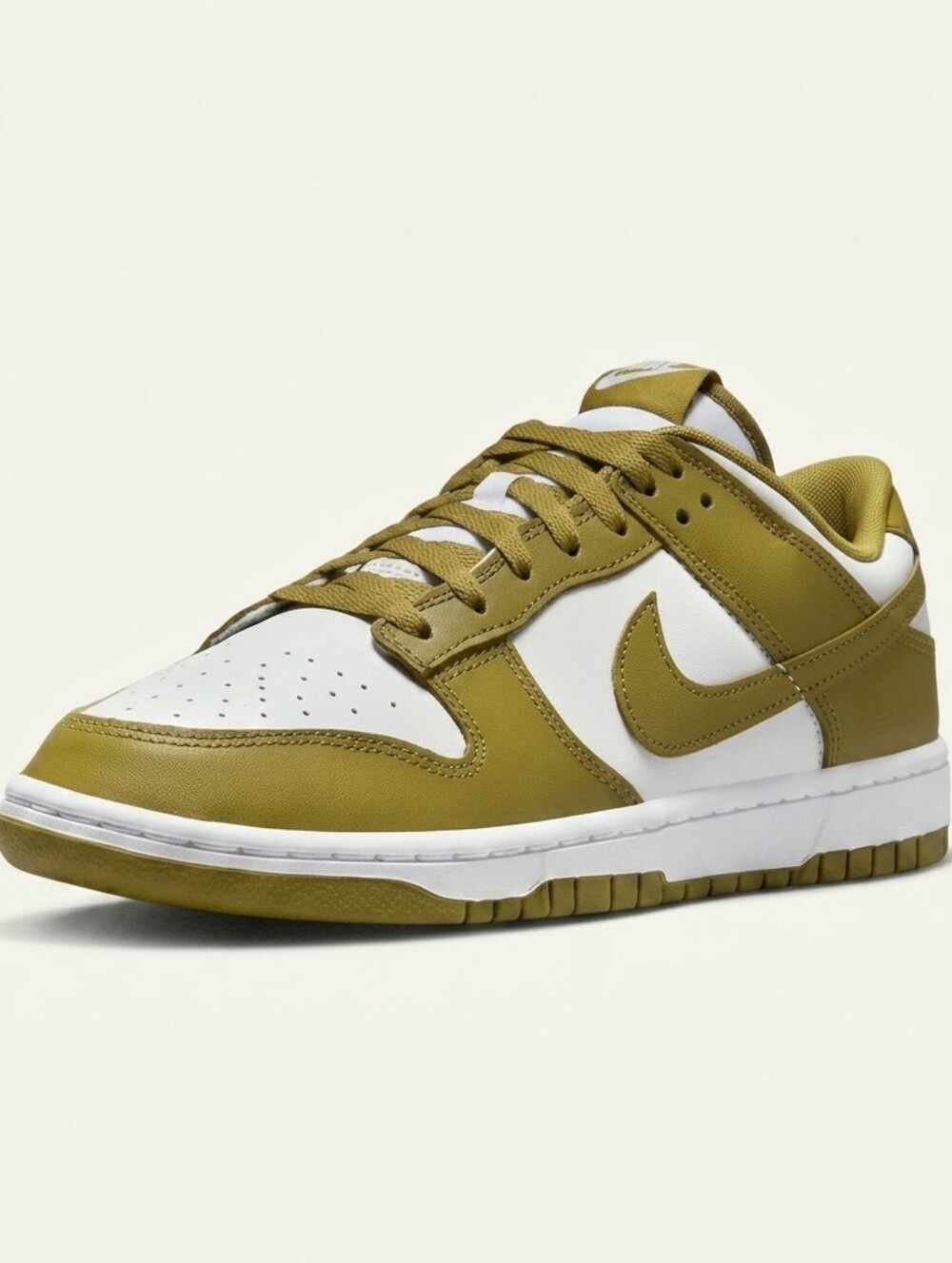 Nike Dunk Low Bronzine Coconut Milk Men Shoes Size 9.5 Retro Beige Tan Sneaker